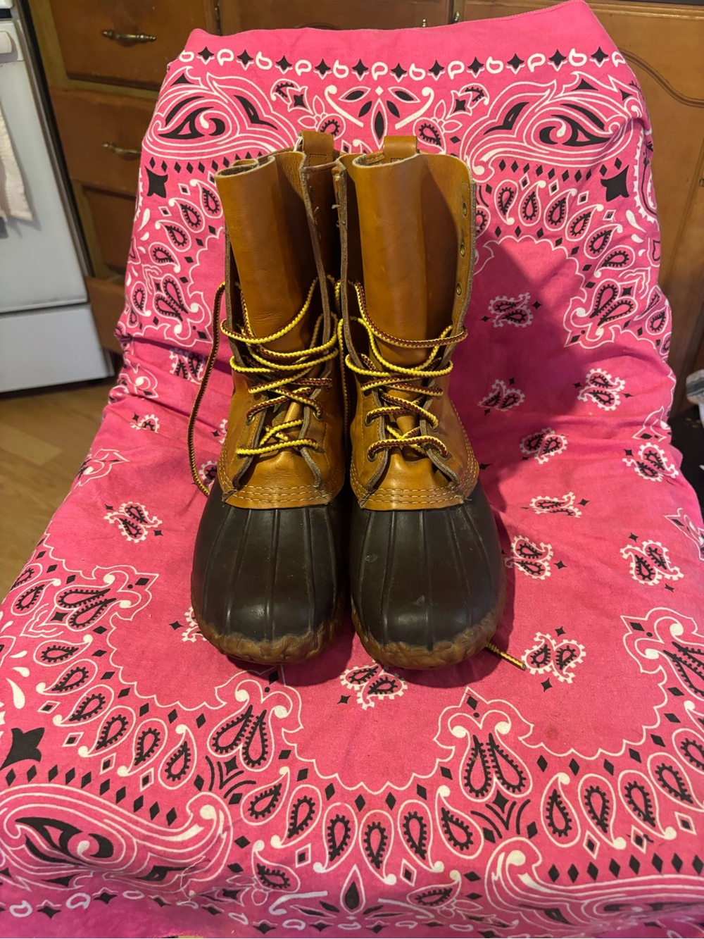 True vintage L.L. Bean hunting boot size men’s eight